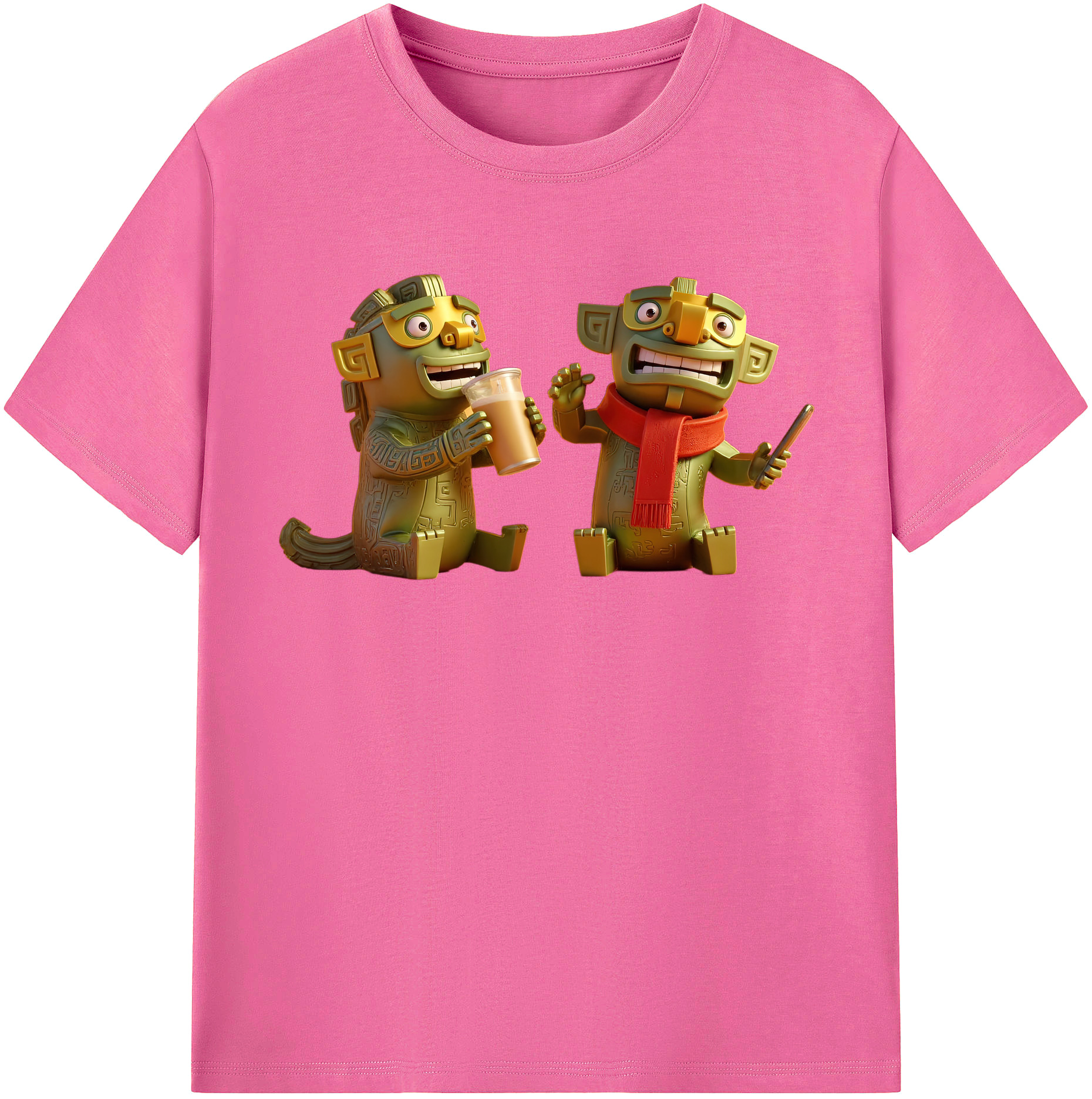 （画像用） Ne Zha 2 ナタ 魔童の大暴れ レディースカジュアルプリントTシャツ（綿100％）